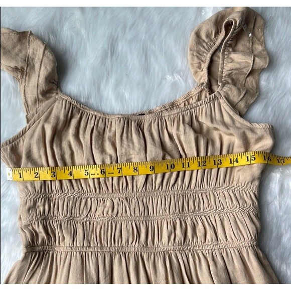 Trixxi  Cream Puff Sleeve Mini Dress SIZE XL - Picture 9 of 9